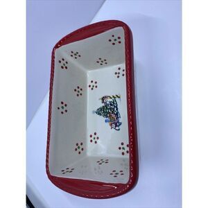 Temptations "HOLIDAY"  Mini Loaf Pan w/Plastic Lid  ~ Bakeware ~  12 oz Oz